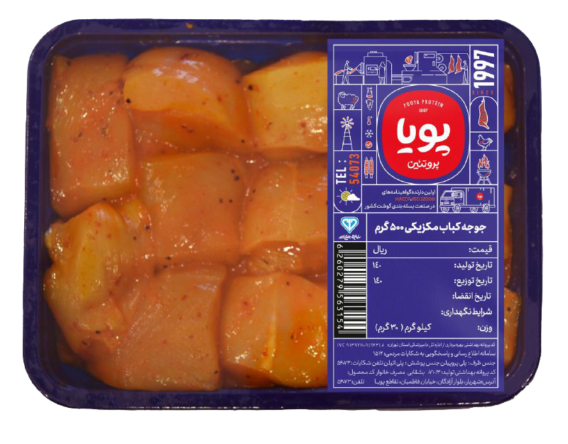 جوجه کباب مکزیکی 500 گرمی